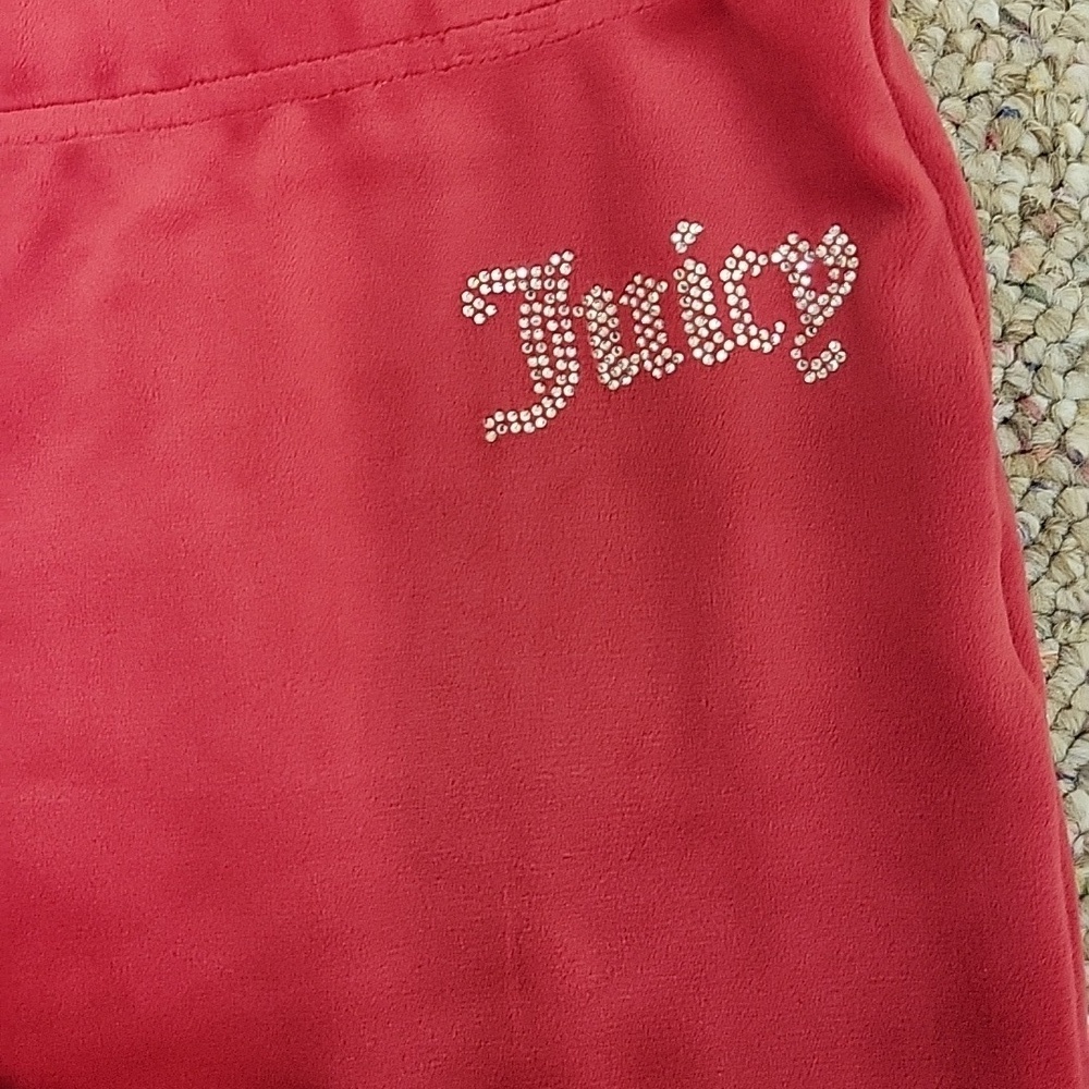 Juicy Couture Red Velour Tracksuit Set, Women's Medium. Indie Sleeze Comfy - Picture 3 of 6